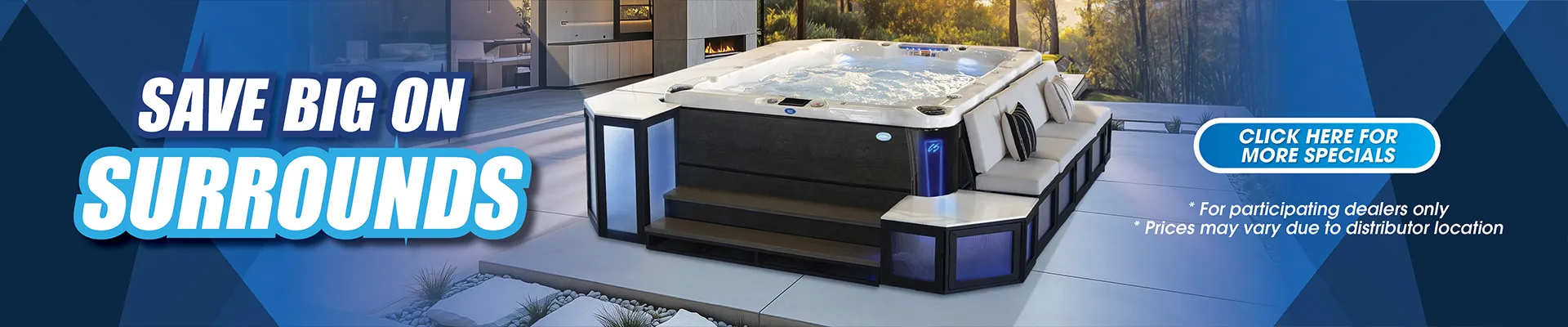 Calspas hot tub being used in a family setting - Traverse City